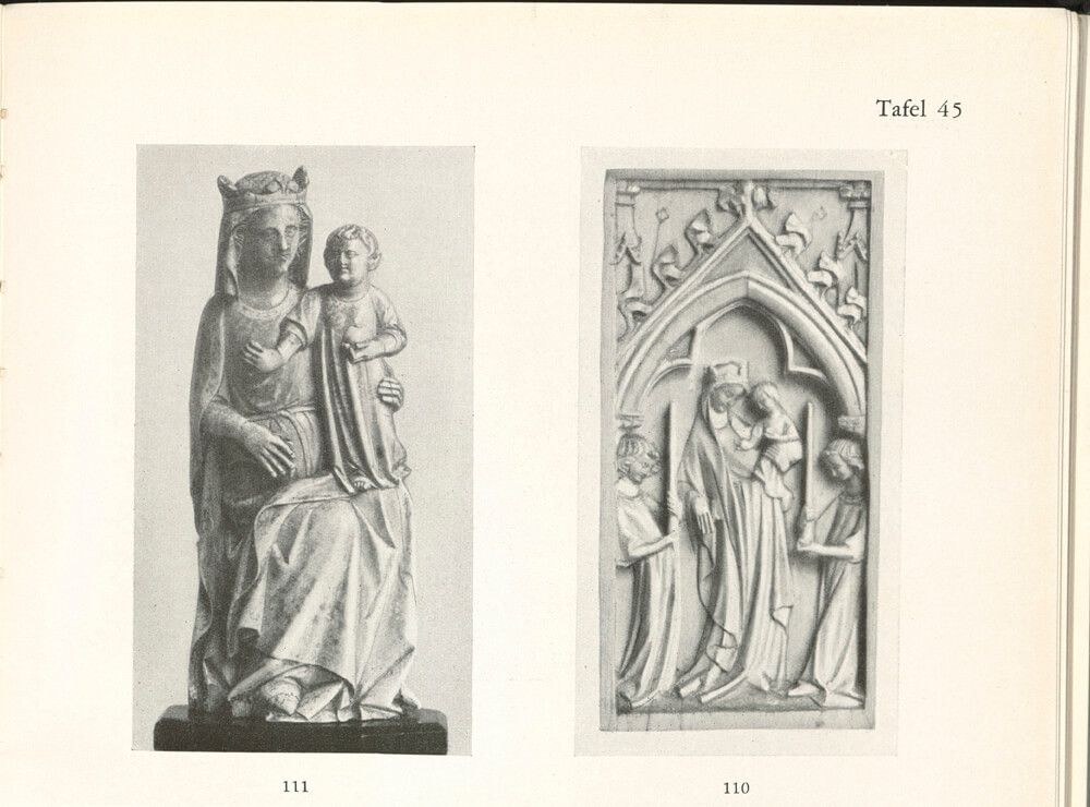 Abb. 3: Tafel 45 im Katalog von Paul Graupe „Die Bestände der Berliner Firmen Galerie van Diemen & Co GmbH, Altkunst Antiquitäten GmbH, Dr. Otto Burchard & Co GmbH: sämtlich in Liquidation“, Berlin 25. und 26. Januar 1935