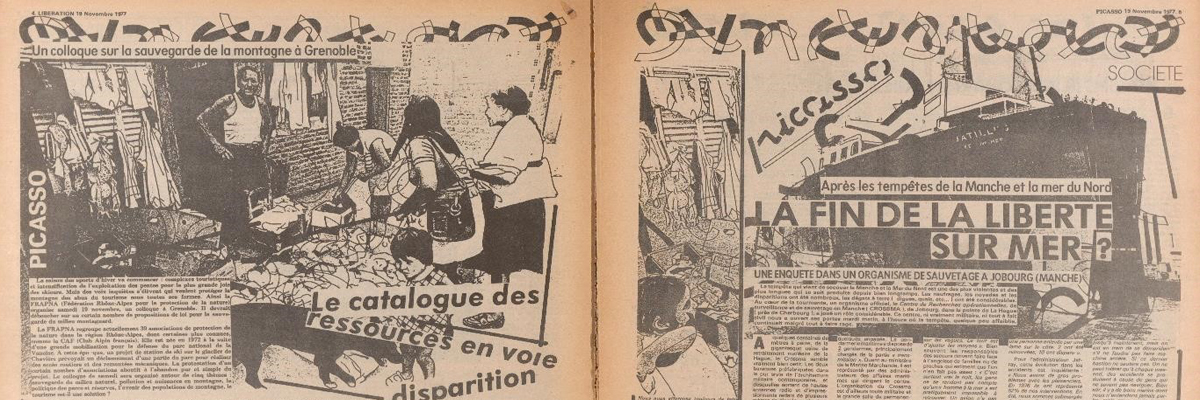 Rüdiger Hoyer et Julia Bondl présentent le Catalogue en ligne des interventions graphiques du groupe d’artistes Bazooka dans le quotidien Libération en 1977/78 (II)