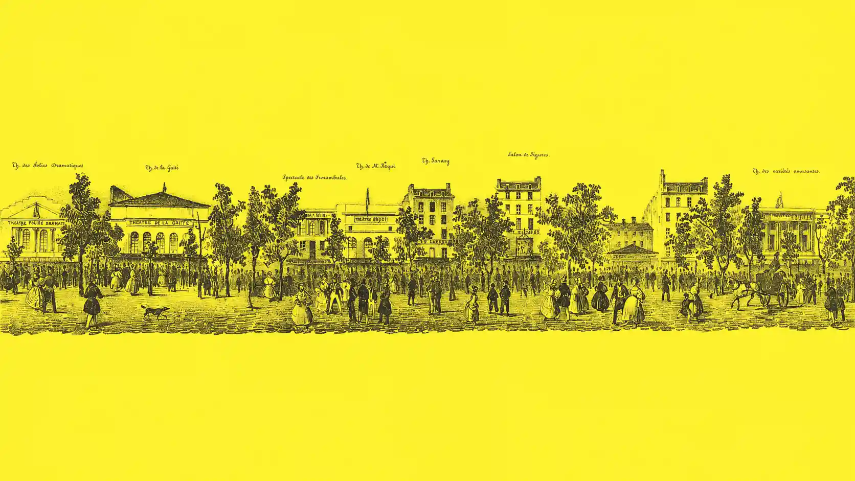 Anna Klug über zwei lithographische Panoramen der Pariser Grands Boulevards von 1832ff (4° GT–Pa 310/92 (1-2 Rarissima)